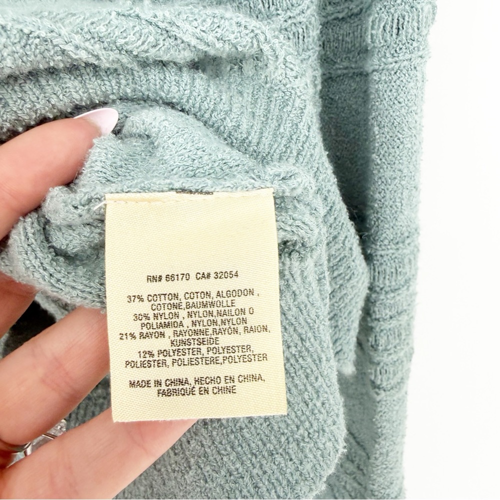 Anthropologie Meadow Rue Lightweight Knit Sweater M Blue - Picture 6 of 6
